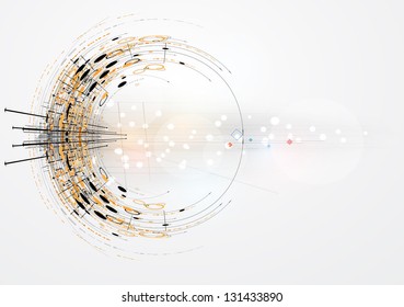 abstract futuristic fade computer technology business background