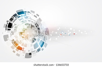 abstract futuristic fade computer technology business background