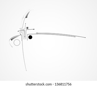 abstract futuristic fade computer technology business background