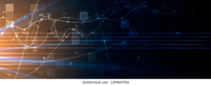 abstract futuristic fade computer technology business background. Data global network connection