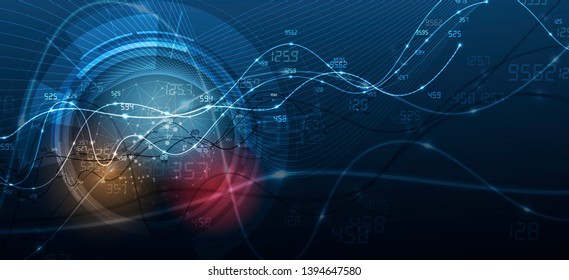 abstract futuristic fade computer technology business background. Data global network connection