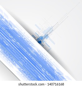 abstract futuristic fade computer technology business background