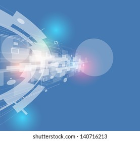 abstract futuristic fade computer technology business background