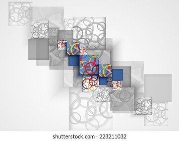 abstract futuristic fade computer technology business background