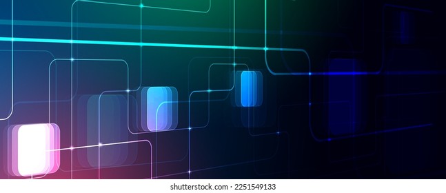 abstract futuristic fade computer technology business background