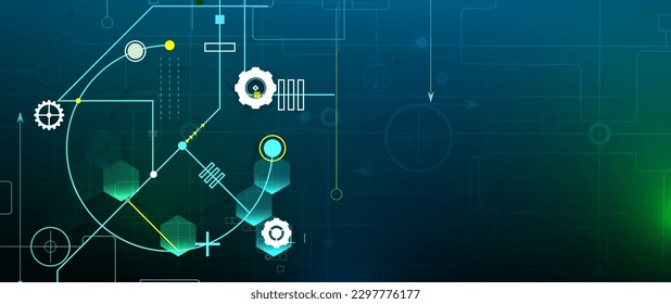 abstract futuristic fade computer technology business background