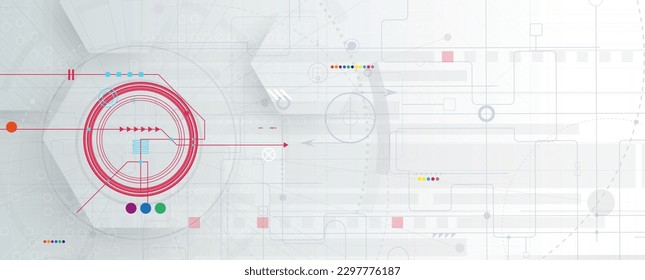 abstract futuristic fade computer technology business background