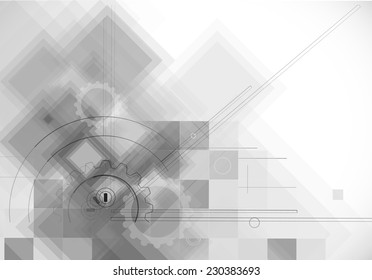 abstract futuristic fade computer technology business background