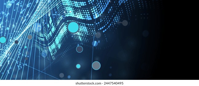 Abstract futuristic fade computer technology business background