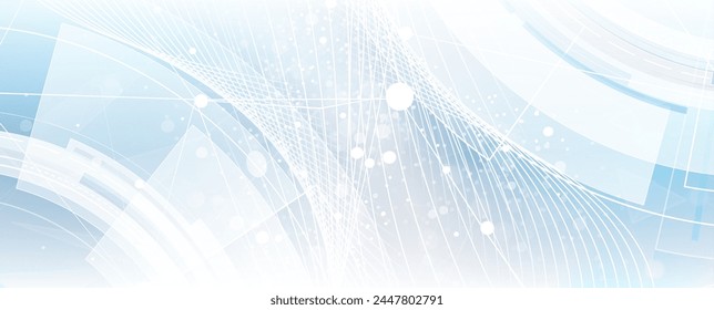 Abstract futuristic fade computer technology business background. Vector art.