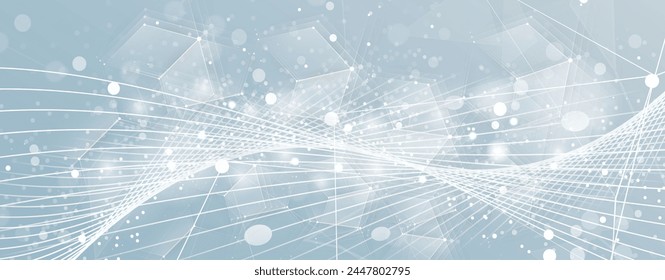 Abstract futuristic fade computer technology business background. Vector art.