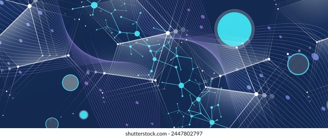Abstract futuristic fade computer technology business background. Vector art.