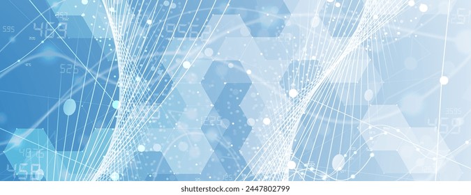 Abstract futuristic fade computer technology business background. Vector art.