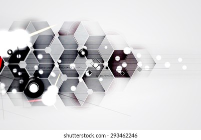 abstract futuristic fade computer technology business background