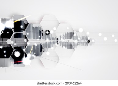 abstract futuristic fade computer technology business background