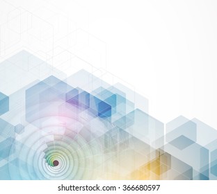 abstract futuristic fade computer technology business background