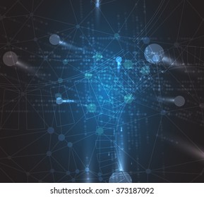 abstract futuristic fade computer technology business background