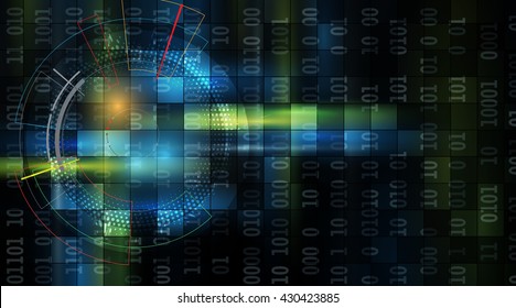 abstract futuristic fade computer technology business background