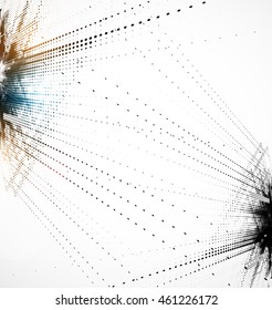 abstract futuristic fade computer technology business background