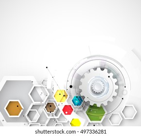 abstract futuristic fade computer technology business background