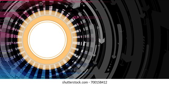 abstract futuristic fade computer technology business background