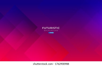 Abstract futuristic game background with a low poly concept, minimal blue purple gradient background, for posters, banners, landing page concepts.