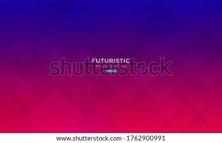 Abstract futuristic game background with a low poly concept, minimal blue purple gradient background, for posters, banners, landing page concepts.