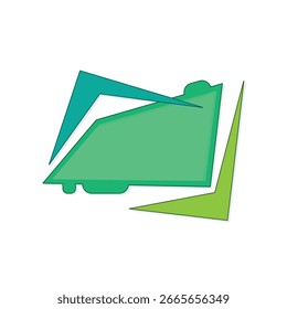 Abstract futuristic gaming banner vector illustration art