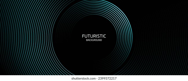 Abstract futuristic geometric background with gradient lines