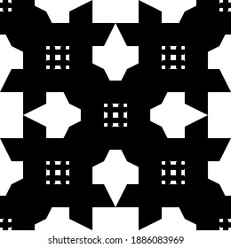 Abstract futuristic geometric background. Modern black pattern graphic