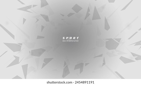 Abstract futuristic geometric background with modern shapes. design template technology concept suitable for game banner, olympic sport poster, cyber wallpaper