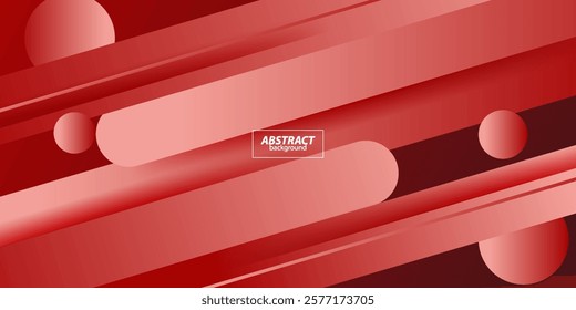 Abstract futuristic geometric background with red gradient colored overlapping background design. Overlapping rectangle pattern. Vector eps10