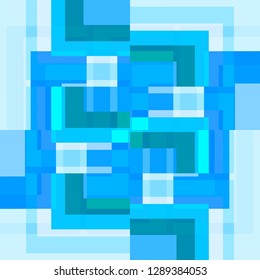 Abstract futuristic geometric multicolor  pattern. Vector illustration