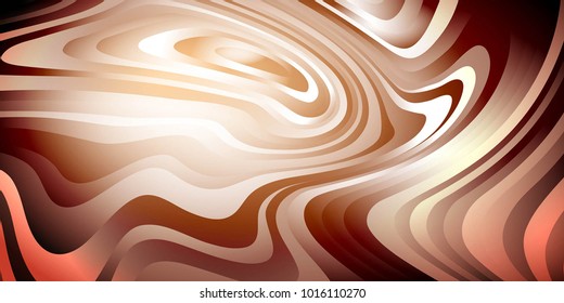 Abstract Futuristic Geometric Pattern with Waves. Colorful Twisted Striped Structural Texture. Vector Illustration