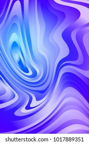 Abstract Futuristic Geometric Pattern with Waves. Colorful Twisted Striped Structural Texture. Vector Illustration