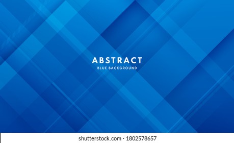 Abstract futuristic geometric shape on dark blue background. Modern tech pattern. Squares texture. You can use for cover brochure template, poster, banner web, print ad, etc. Vector illustration eps10