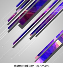 Abstract futuristic geometric shapes, dynamic illustration.