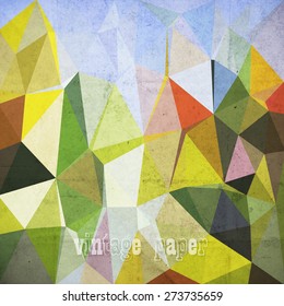 abstract futuristic geometrical background,  vector paper texture