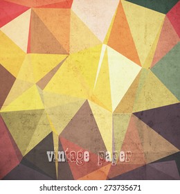 abstract futuristic geometrical background,  vector paper texture