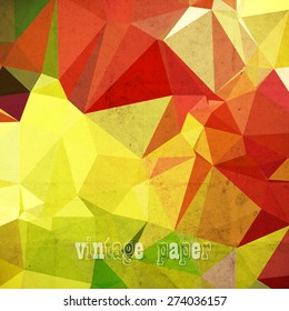 abstract futuristic geometrical background, vector paper texture