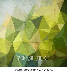abstract futuristic geometrical background, vector paper texture