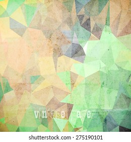 abstract futuristic geometrical background, vector paper texture