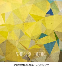 abstract futuristic geometrical background, vector paper texture