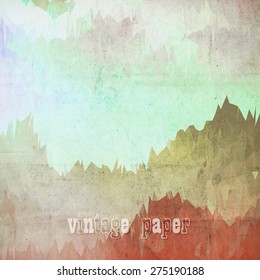 abstract futuristic geometrical background, vector paper texture