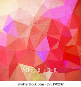 abstract futuristic geometrical background, vector paper texture