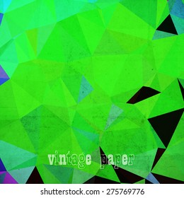 abstract futuristic geometrical background, vector paper texture