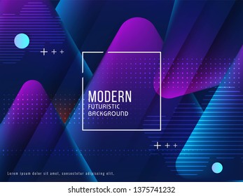 Abstract futuristic glossy background vector