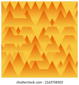 Abstract futuristic graphic modern squares background. Yellow and orange gradient background with stripes. Abstract wave texture, bright poster, gradient banner background Vector illustration.