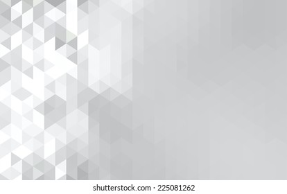 Abstract futuristic grey geometric background