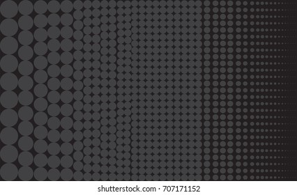 Abstract futuristic halftone background vector illustration.